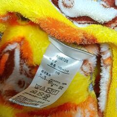 おさるのジョージ もこもこ ボアベスト 110cm スリーパー イエローの画像