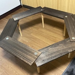 【DIY】
キャンプ　ヘキサテーブル