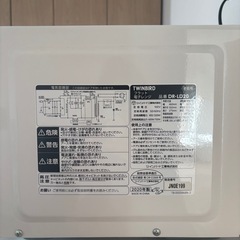 2020年製TWINBIRD電子レンジの画像