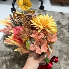 秋冬テラコッタブーケ(造花)