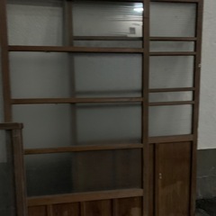 ガラス扉 戸 レトロ 木製 扉 ガラス窓 diyの画像