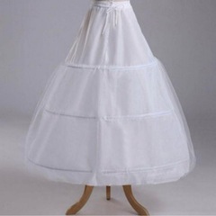 結婚式　ドレス　パニエ3段の画像