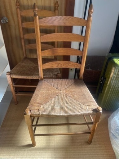 2脚セット　ヴィンテージ家具　椅子　　木製　アンティーク　アメリカン家具