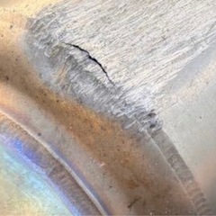 チタンマフラー穴補修