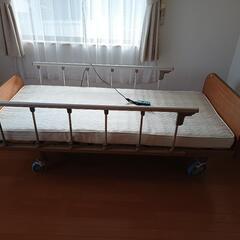 介護ベッド　シングルサイズ　マットレス付きの画像