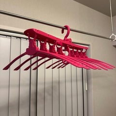 【ピンク】衣類用洗濯ハンガー franc francの画像