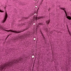 新品possumdownPW 377-LFuchsiaカーディガンパープルの画像