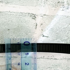 結束バンド　9×650mm 50本　タイラップ　ダブルスナップ　ブラックの画像