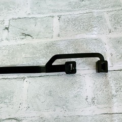 結束バンド　9×650mm 50本　タイラップ　ダブルスナップ　ブラックの画像