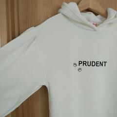 キッズ　レディース　パーカー　うさ耳　白　Sサイズ　160㎝の画像