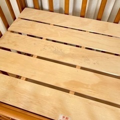 大和屋　パタン折りたたみミニベビーベッドの画像