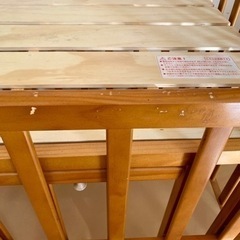 大和屋　パタン折りたたみミニベビーベッドの画像