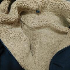 ユニクロ　アウター　S　160　キッズ　レディース　ネイビー　美品です。の画像