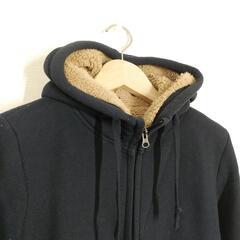 ユニクロ　アウター　S　160　キッズ　レディース　ネイビー　美品です。の画像