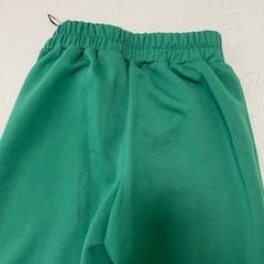 パンツ　M 緑しまむら