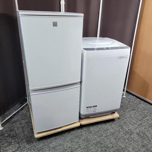 ‍♂️h061216売約済み‼️配送設置は無料‼️つけかえドア対応✨SHARP 家電セット