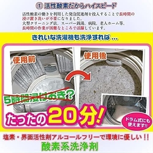 根こそぎ革命　洗濯槽・風呂釜洗浄　400g×5袋　ミニパック10袋　掃除