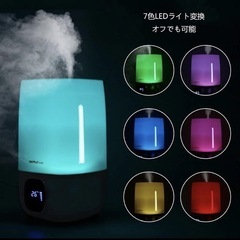 ✨新品✨大容量　静音　多機能　抗菌　超音波式加湿器　抗菌フィルターセットの画像