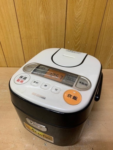 ♦️ アイリスオーヤマジャー炊飯器【2017年製】RC-MA30-B