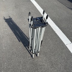 アルミ製アウトドアテーブルの画像