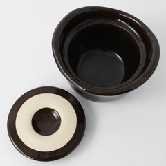 【新品】【未使用】【無印良品】無印良品　土釜おこげ　３合炊き　　定価5,990円の画像