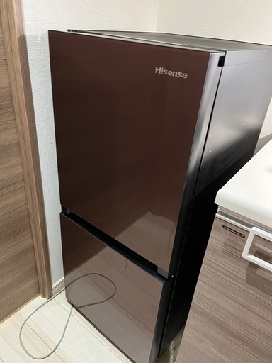 ハイセンス 冷蔵庫 2ドア 150L 右開きHR-D15C 2021年製