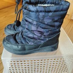 キッズ　スノーブーツ　19センチの画像