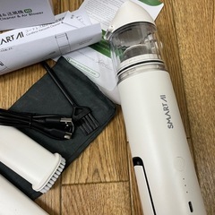 SmartAI ハンディクリーナー 車用掃除機 16000Pa 強力吸引 40分連続稼働 4in1電動車載ミニポータブルコードレス掃除機 折りたたみ式ブロワー搭載 USB充電 0.5kg超軽量 静音 小型 業務用/キーボード掃除/車内清掃/家具/家庭用（H3）の画像