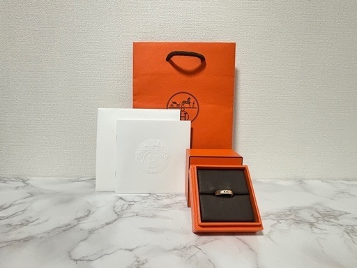 18k❗️HERMESウエディングリング　エヴァー・ヘラクレス