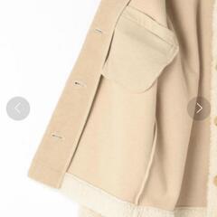 coen  コーエン ボアジャケット サイズFの画像