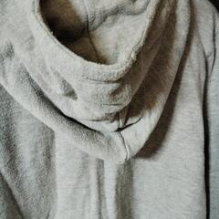 新春お値下げ今月のみグレーパーカーLサイズBACK NUNBERサイズLの画像