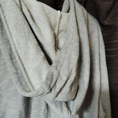 新春お値下げ今月のみグレーパーカーLサイズBACKNUNBERの画像