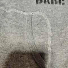 新春お値下げ今月のみグレーパーカーLサイズBACKNUNBERの画像