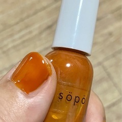 ネイルポリッシュsopoサンセットオレンジの画像