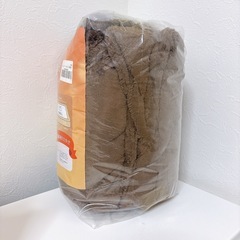 【新品未使用】ボックスシーツ シングル 100×200 ブラウン フランネル　あったかの画像