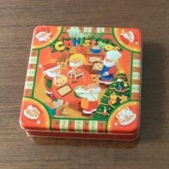 クリスマスイラストの缶