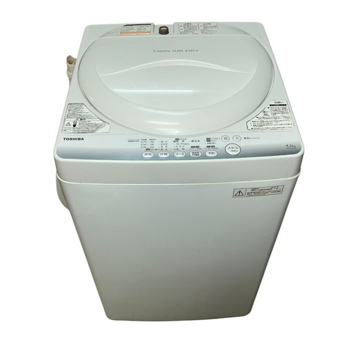 【ジ1213-15】東芝 TOSHIBA 洗濯機 AW-42SM 2014年製