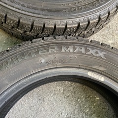 ダンロップスタッドレスタイヤ４本バリ山155/65R14の画像