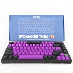 EPOMAKER TH80 SE ゲーミングキーボード Blac...