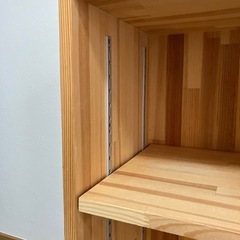DIY パイン集成材 棚の画像