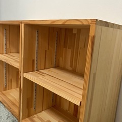 DIY パイン集成材 棚の画像