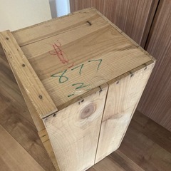 りんご箱1個の画像