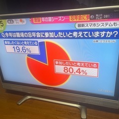 シャープ液晶テレビ46型　AQUOSの画像