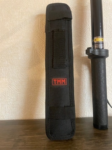 美品 TMM アルミニウム合金バトン 26インチ ブラック・クローム / H-202B オリジナルホルスター付