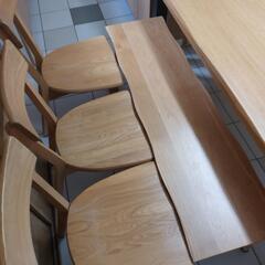 ダイニングテーブル 大型 木製 の画像