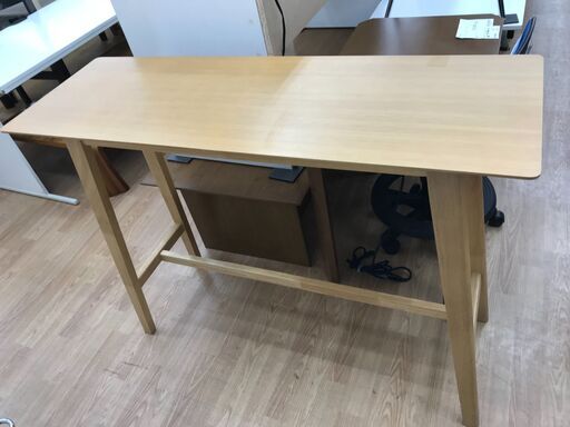 ★ジモティ割あり★  カウンターテーブル ナチュラル H92×W120×D40 クリーニング済み KJ7327