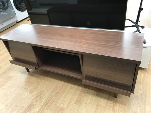 ★ジモティ割あり★  テレビ台 茶色 H56×W150×D44 クリーニング済み KJ7328