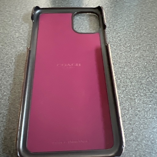 コーチiPhonexsMaxカバー
