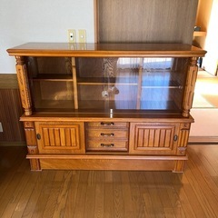 ★茶箪笥 レトロ★サイドボード 和風家具 昭和レトロ 飾り棚 ア...