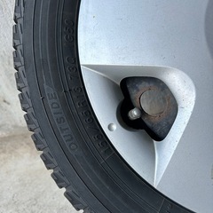 13インチ　冬タイヤ　ホイールセット　軽自動車　鉄チンホイールの画像